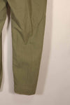 Real 1940s US Army HBT OD Utility Pants, used, large size.