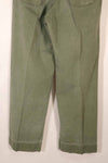 Real 1940s WWII U.S. Marine Corps HBT pants, used, B