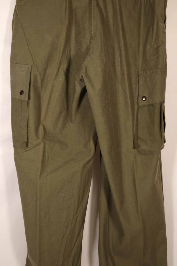 Real 1940s-50s US Army M45 cotton field pants, used.