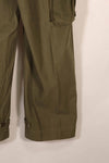 Real 1940s-50s US Army M45 cotton field pants, used.