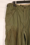 Real 1950s U.S. Army M51 Cotton Field Pants, used.