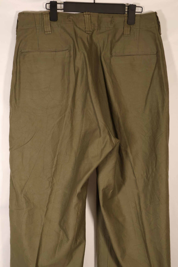 Real late 1940s - early 1950s M45 OD cotton field pants, used, good condition.