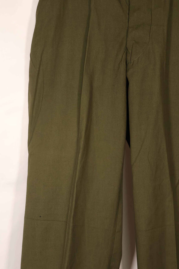 Real late 1940s - early 1950s M45 OD cotton field pants, almost unused, used.