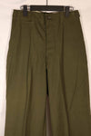 Real late 1940s - early 1950s M45 OD cotton field pants, almost unused, used.