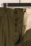 Real late 1940s - early 1950s M45 OD cotton field pants, almost unused, used.