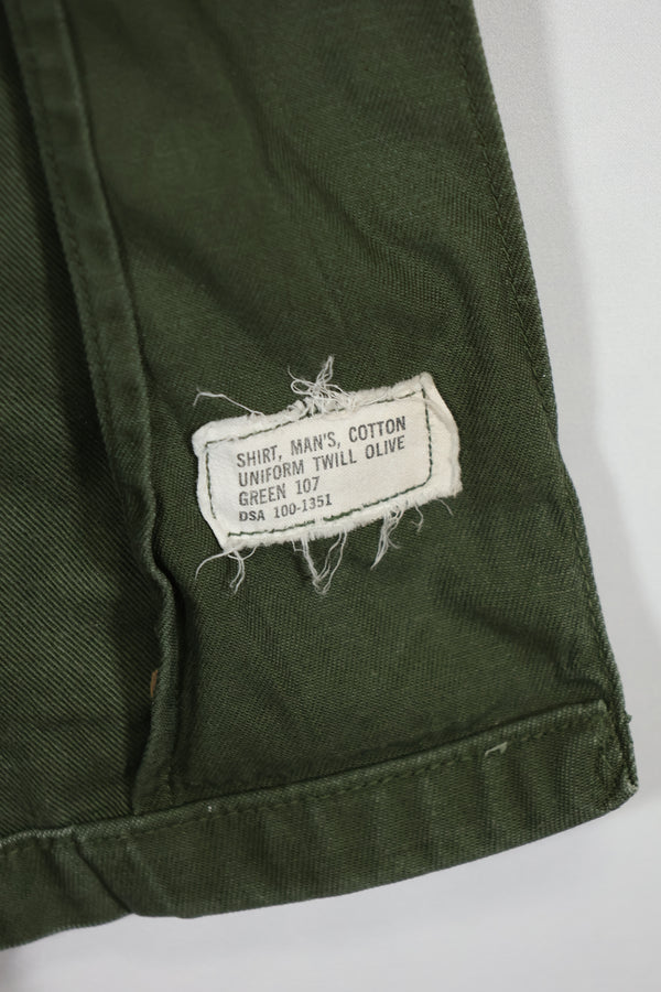 1960's Lot OG-107 Utility Shirt LOCKE Ex-SF Troop Released Used