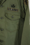 1960's Lot OG-107 Utility Shirt LOCKE Ex-SF Troop Released Used No-Iron Shirt B