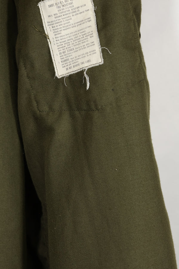 1971 U.S. Army Helicopter Pilot Flame Retardant Shirt, Used, B