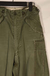 Real 1962 M51 Cotton Field Pants Regular-X-Small, faded, used.