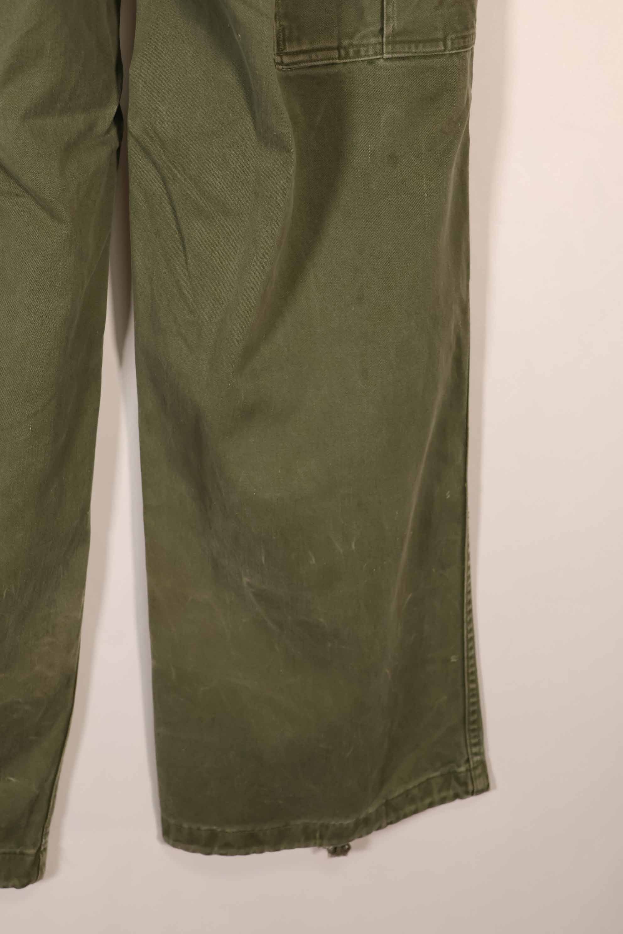 Real 1962 M51 Cotton Field Pants Regular-X-Small, faded, used.