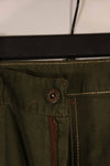 Real late 1940s-early 1950s U.S. Navy cotton pants, zipper fly, used.