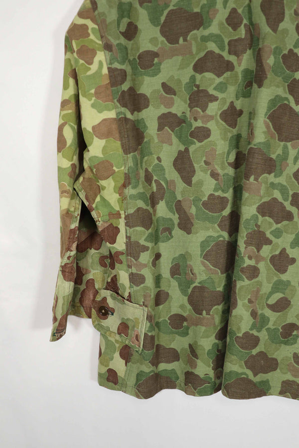 Real Fabric Frogskin Camouflage French Army Airborne Jacket Reproduction Duck Hunter Used