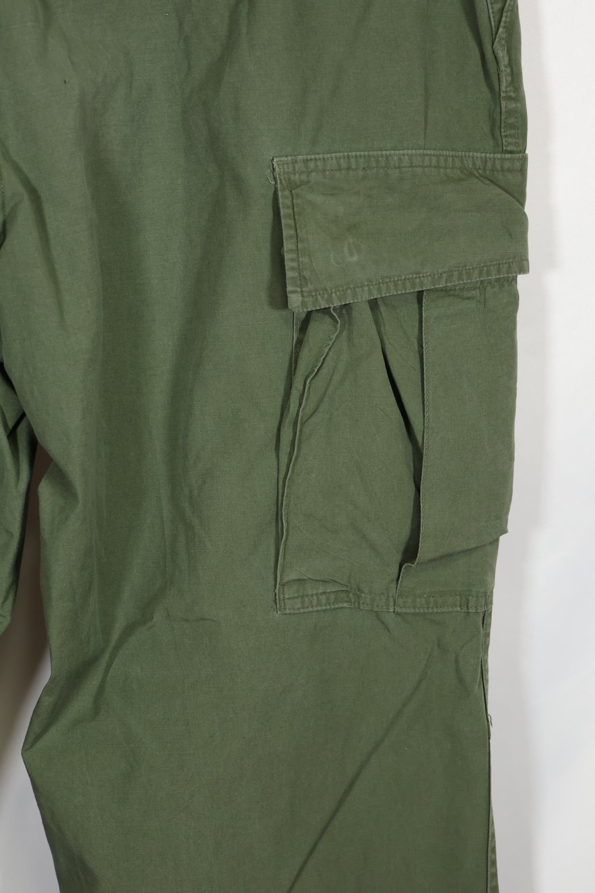 1967 3rd Model Non Ripstop Jungle Fatigue Pants L-R Used