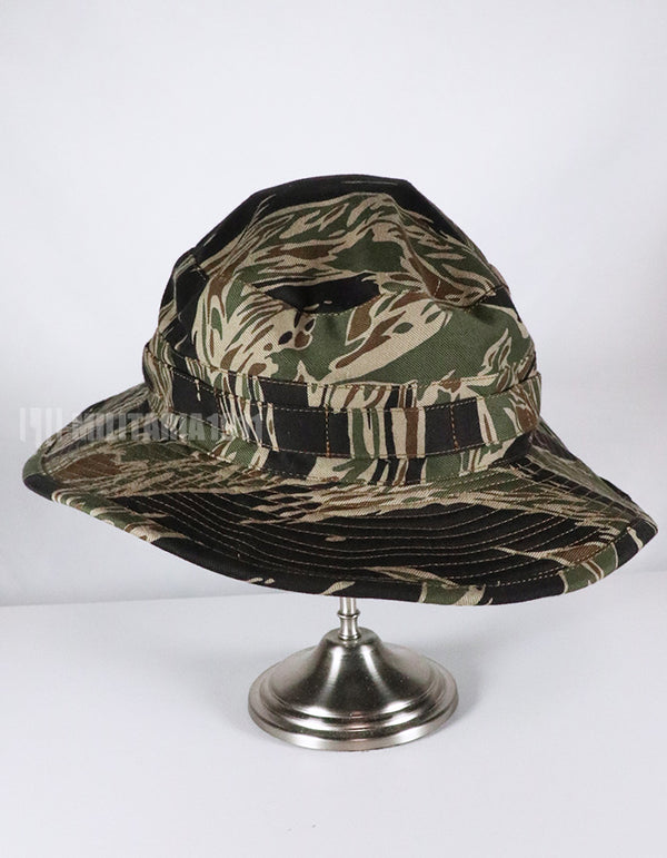 [SCHEDULED TO SHIP MID-Nov] MADE IN OKINAWA CISO Cut Silver Tiger Stripe Boonie Hat