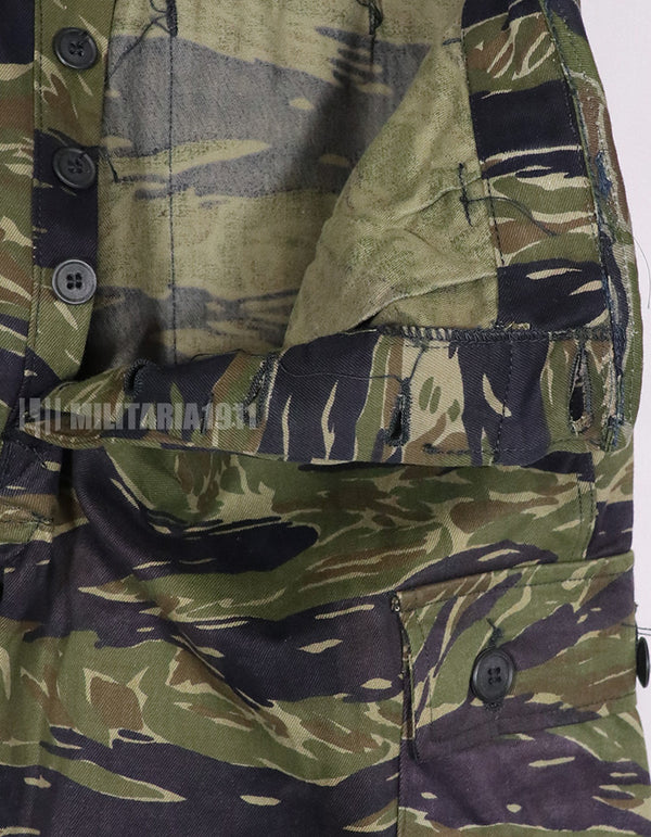 Real TO78 Okinawa Tiger Tiger stripe pants, damaged, real, fabric in good condition.