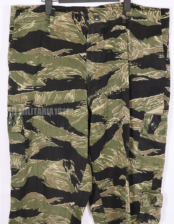 Real Okinawa Tiger JWD Eraly pants US-XL size, faded, rare size.