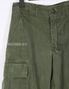 Real 1969 4th Model Jungle Fatigue pants, size X-S, used, faded.