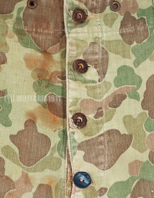 Real 1940s US Marine Corps Frog Skin Camouflage P44 Reversible Pants Used