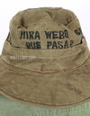 Real U.S. Air Force Thailand Stationed Souvenir Hat &amp; 4th Model Fatigue Jacket Set