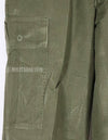 Real 1969 4th Model Jungle Fatigue Pants, used, S-R, stained.