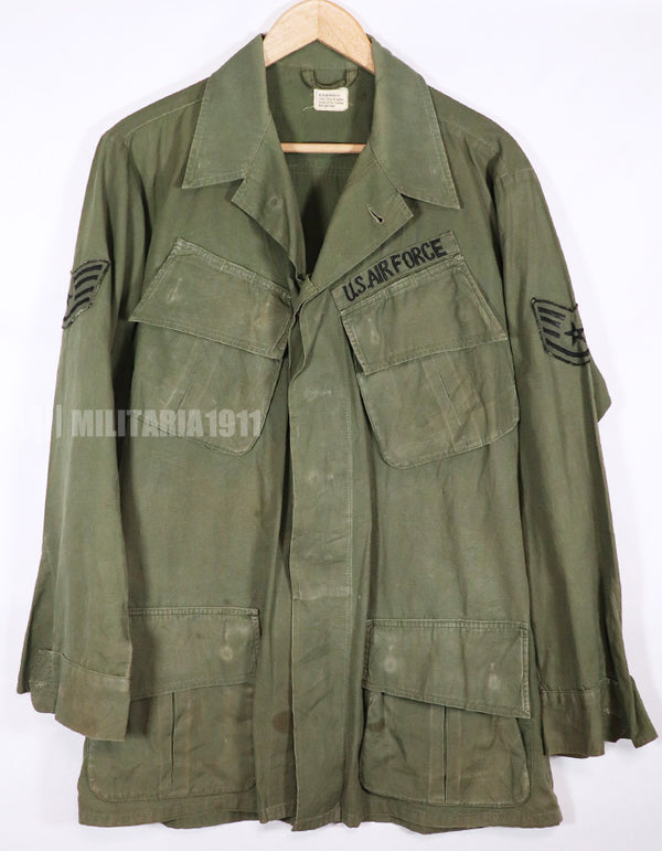 Real 1967 3rd Model Jungle Fatigue Jacket M-R Used USAF