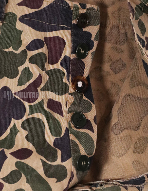 Real CIDG BEOGUM camouflage pants, size tag unidentifiable, used.