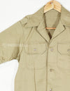 Real 1970 U.S. Army summer shirt, Khaki unused, stained.