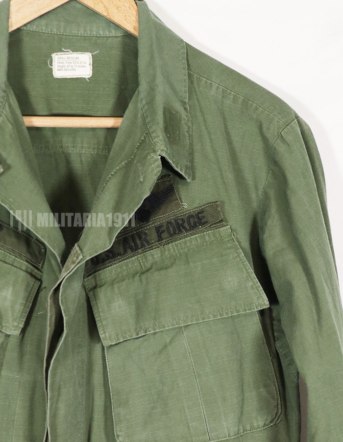 Real 1968 4th Model Jungle Fatigue Jacket USAF Used