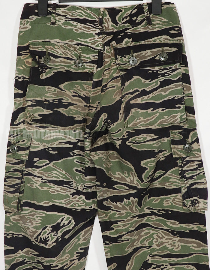 Real Late War Tiger Stripe Pants, faded, A-S used.