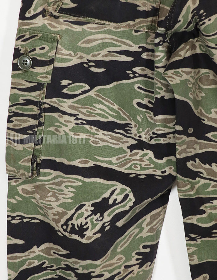 Real Late War Tiger Stripe Pants, faded, A-S used.