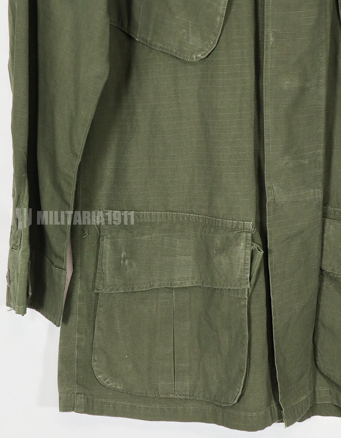 Real 1968 4th Model Jungle Fatigue Jacket with S-R patch, used.