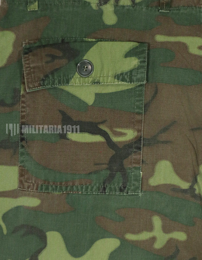 Real ERDL ARVN utility pants made by Poplin, large size, used.