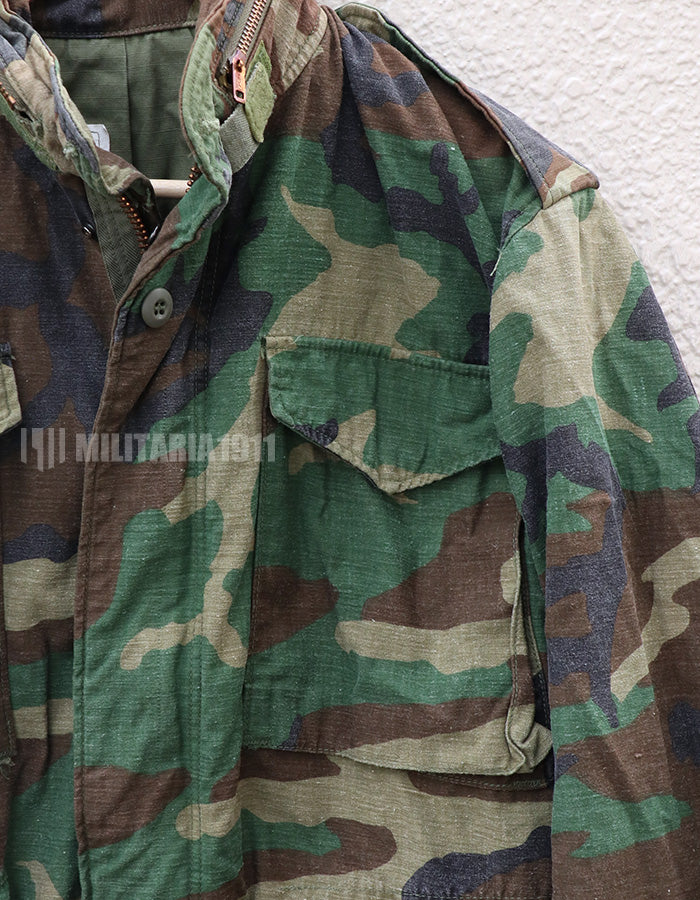 U.S. Army M65 Field Jacket Woodland Camouflage, 1983 A