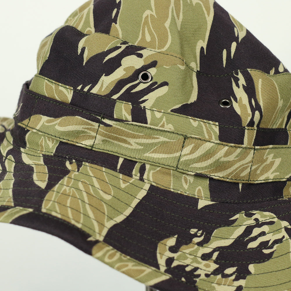 [Scheduled to ship in mid-June]  2023 Second Lot MADE IN OKINAWA VIETNAM WAR Gold Tiger Stripe Boonie Hat