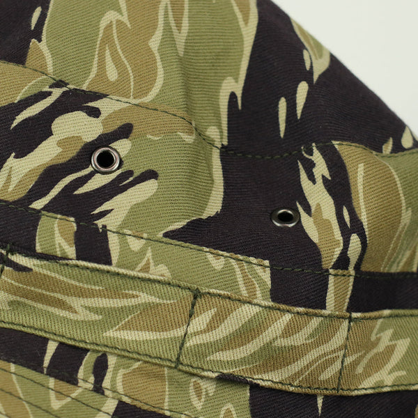 [Scheduled to ship in mid-June]  2023 Second Lot MADE IN OKINAWA VIETNAM WAR Gold Tiger Stripe Boonie Hat