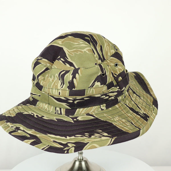 [Scheduled to ship in mid-June]  2023 Second Lot MADE IN OKINAWA VIETNAM WAR Gold Tiger Stripe Boonie Hat