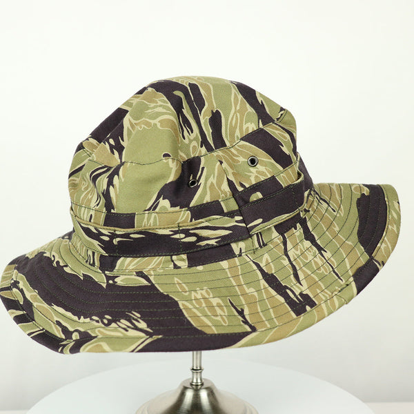 [Scheduled to ship in mid-June]  2023 Second Lot MADE IN OKINAWA VIETNAM WAR Gold Tiger Stripe Boonie Hat