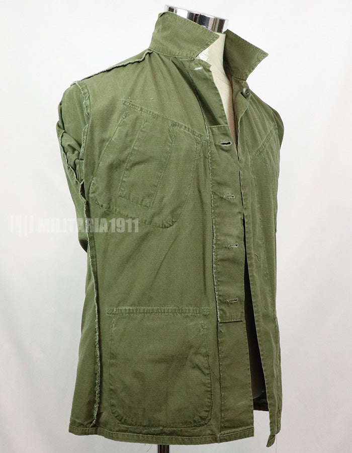 Original Late model ripstop fabric jungle fatigues, estimated circa 1969-1970 lot, no size/contract tag