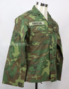 Original M59 ERDL Ripstop fabric utility shirt with patch