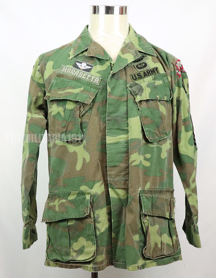 Original ERDL Ripstop Fabric Jungle Fatigue 25th Infantry Division LRRP Specifications (patch retrofitted) 1969 Contract