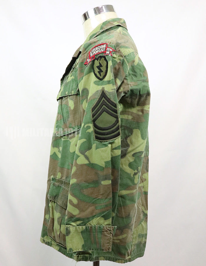 Original ERDL Ripstop Fabric Jungle Fatigue 25th Infantry Division LRRP Specifications (patch retrofitted) 1969 Contract