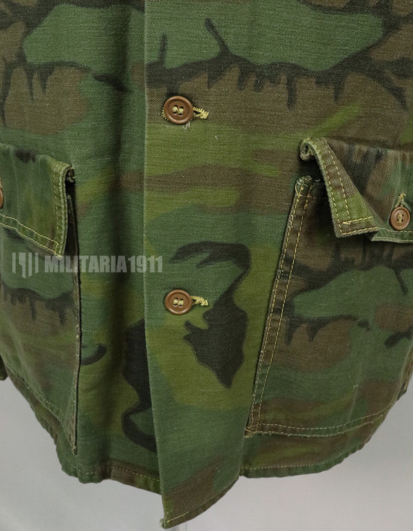 Original Vintage Civilian Hunting Jacket Individual Leaf Camouflage Used