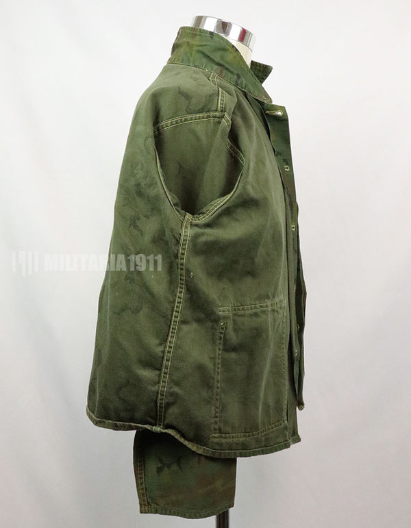 Original Vintage Civilian Hunting Jacket Individual Leaf Camouflage Used