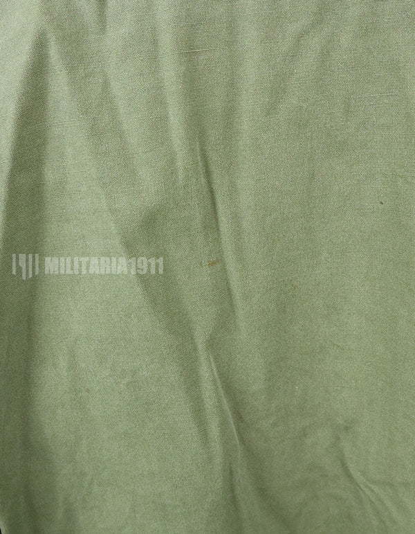 Real 2nd model jungle fatigues jacket, worn, scratched, faded.