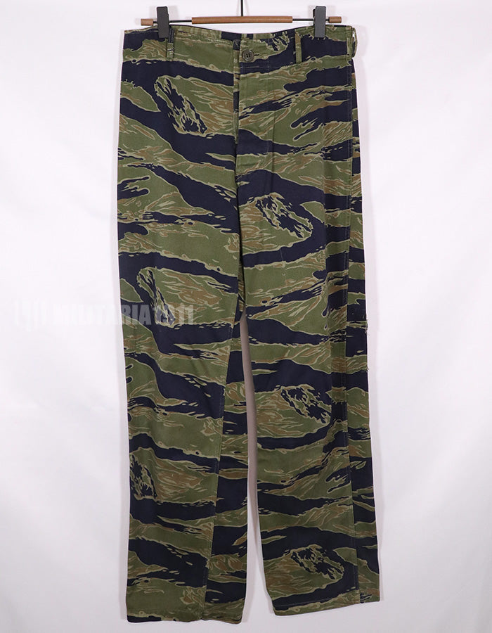 Original Heavyweight fabric Tiger Stripe pants, used, no pockets.