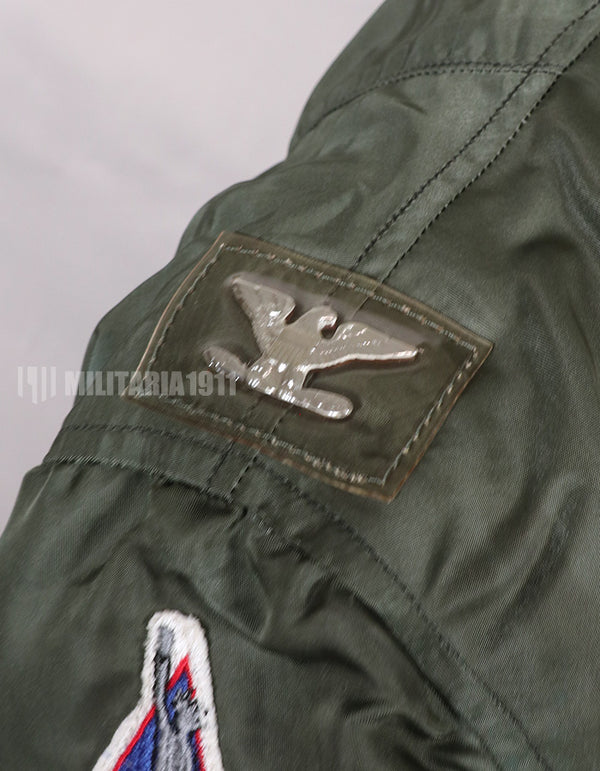 Real 1965 USAF L2-B flight jacket with patches (with later additions)