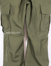 Real U.S. Army Jungle Fatigue late model ripstop pants, dead stock, made in 1969.