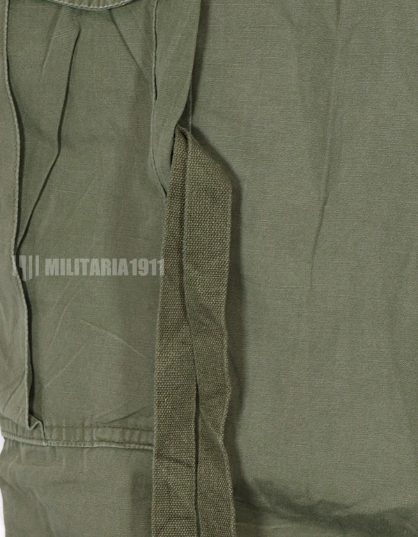 Real 1963 1st Model Jungle Fatigue Pants with leg ties, rare.