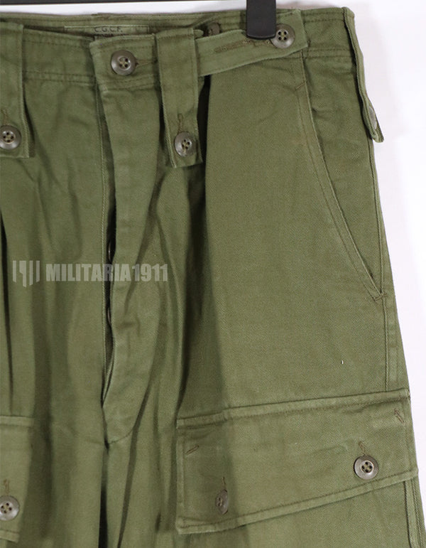 Real 1970 unused AATTV Australian Army Fatigue Pants C.G.C.F VICTORIA 1970