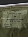 Real 1970 unused AATTV Australian Army Fatigue Pants C.G.C.F VICTORIA 1970